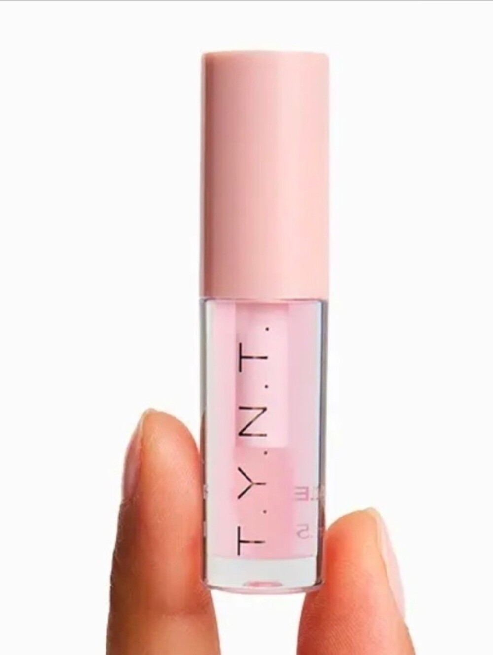 TYNT BEAUTY The Glaze + Glow Glossy Lip Oil in Clear